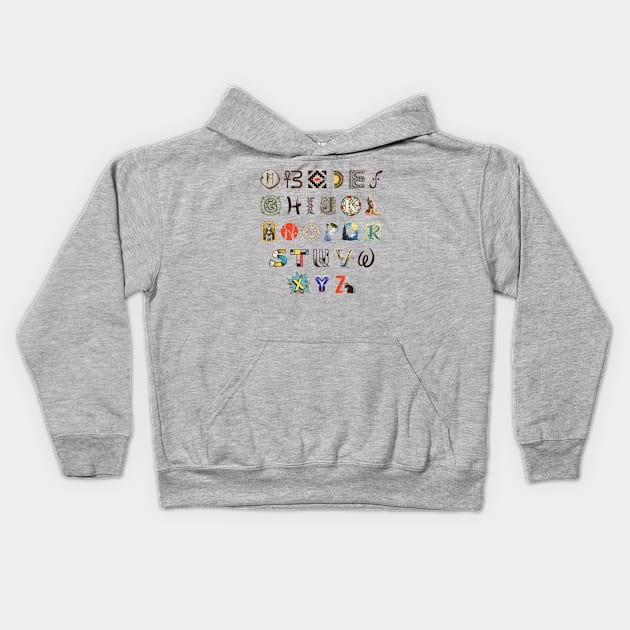 A-z Art History Kids Hoodie by Made With Awesome